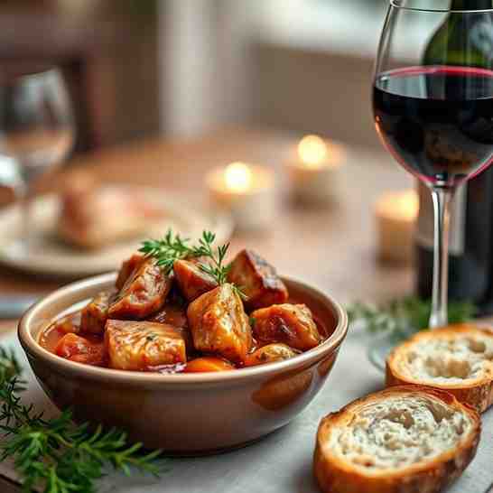 Maltese Rabbit Stew - Best Red Wine for Stew & Pairing